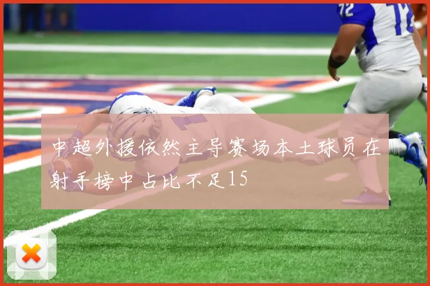 中超外援依然主导赛场本土球员在射手榜中占比不足15